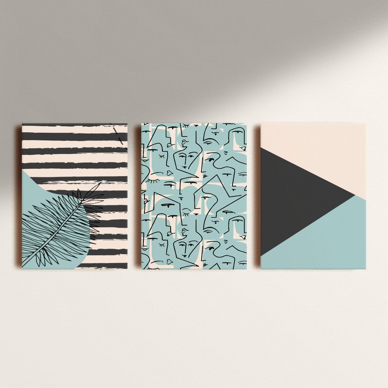 Kit: 3 Placas Decorativas Face It Kit: 3 Placas Decorativas Face It