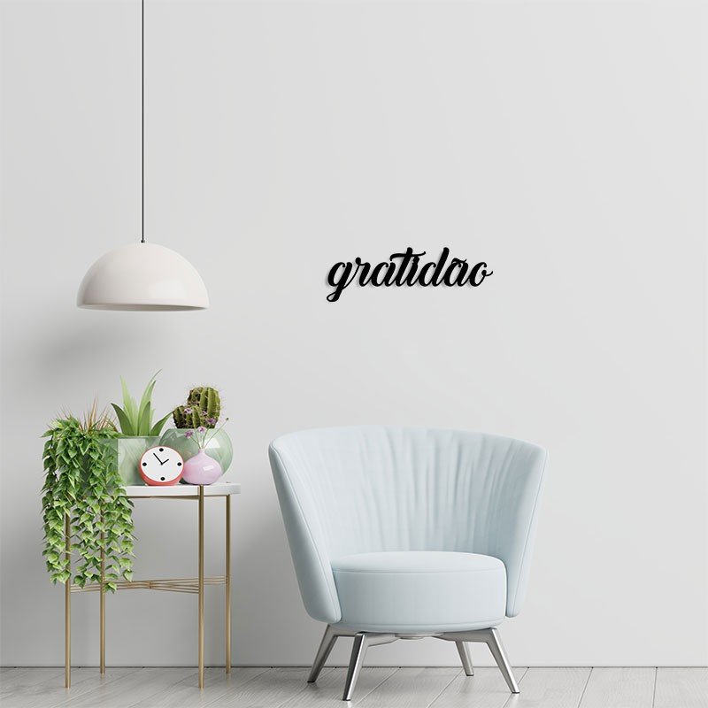 Quadro em MDF Laminado Gratidão Quadro em MDF Laminado Gratidão