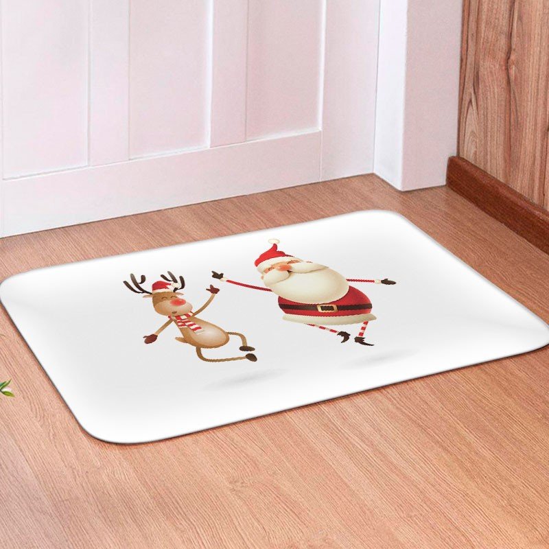 Tapete para Porta Avulso Noel com Rena - 40x60 Tapete para Porta Avulso Noel com Rena - 40x60