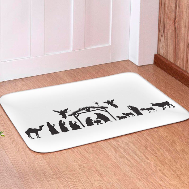 Tapete para Porta Avulso Nascimento Jesus - 40x60 Tapete para Porta Avulso Nascimento Jesus - 40x60
