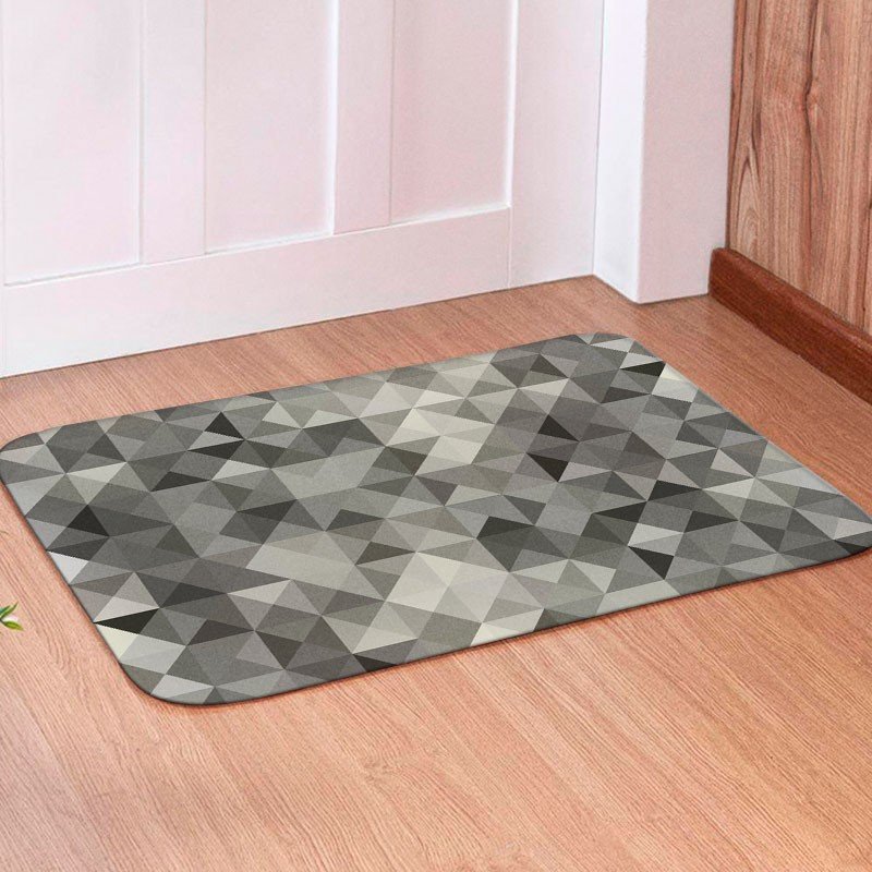 Tapete para Porta Avulso Geometrico Grey - 40x60 Tapete para Porta Avulso Geometrico Grey - 40x60