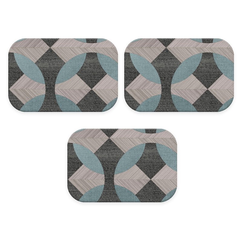 Kit: 3 Tapetes Antiderrapantes See - 40x60 Kit: 3 Tapetes Antiderrapantes See - 40x60