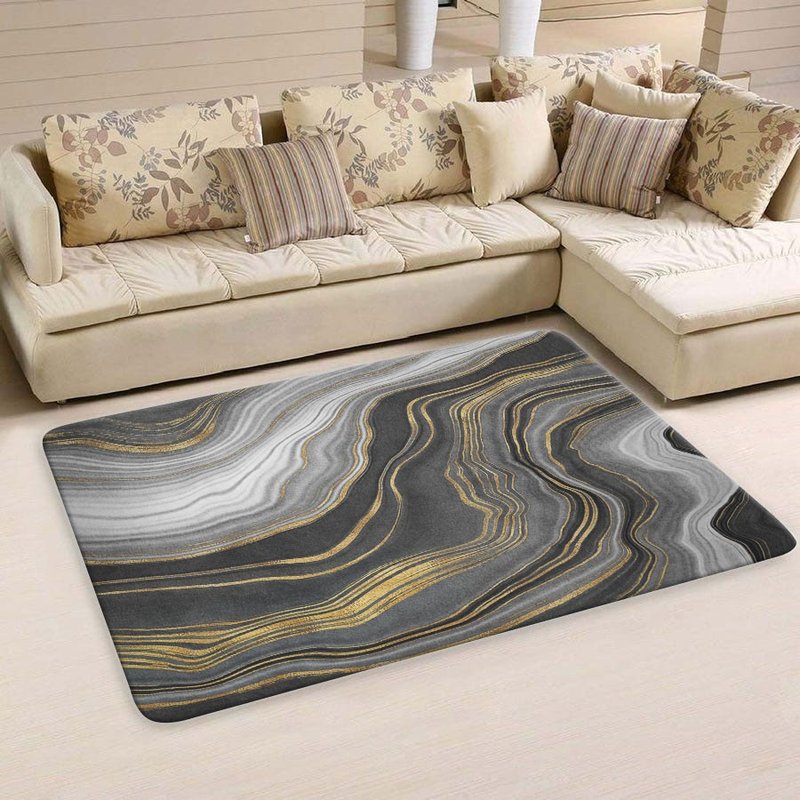 Tapete Sala Golden Dream - 95x130 Tapete Sala Golden Dream - 95x130