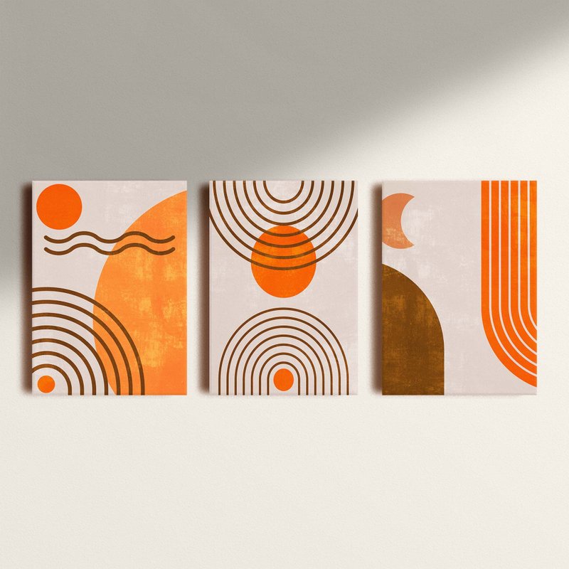 Kit: 3 Placas Decorativas Moon Kit: 3 Placas Decorativas Moon
