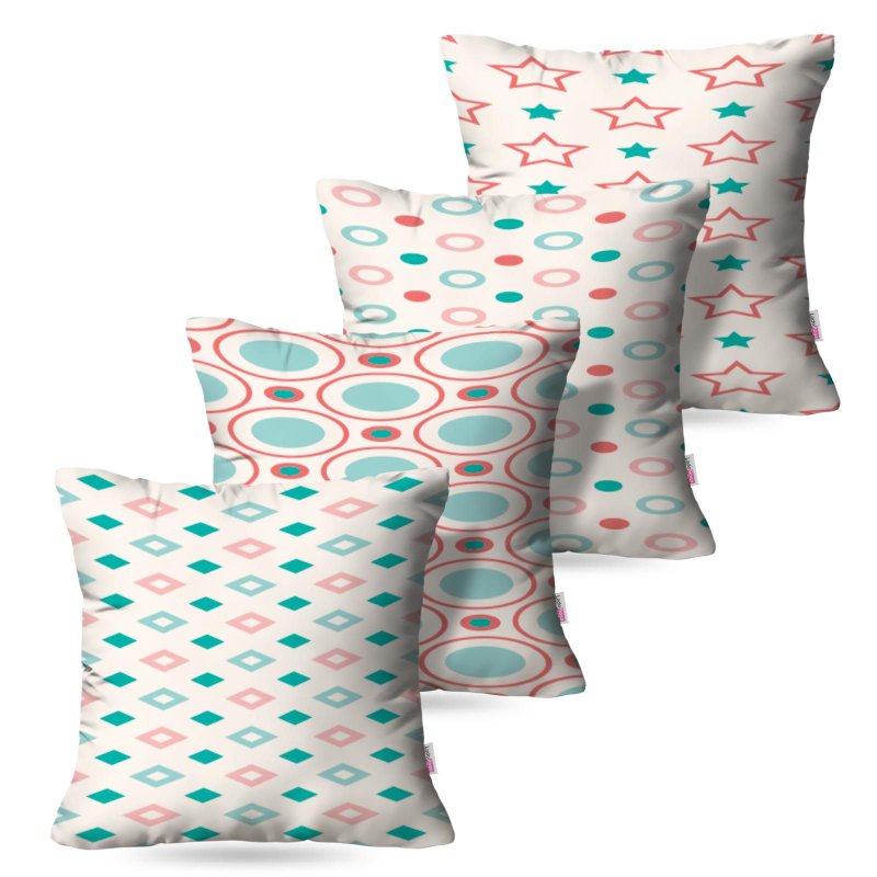Kit: 4 Capas de Almofada Decorativas Klay – 45×45 Kit: 4 Capas de Almofada Decorativas Klay – 45×45