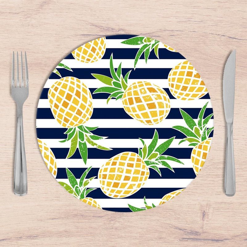 Kit: 4 Capas de SOUSPLAT Redondo Pineapple Universe - 35x35 Kit: 4 Capas de SOUSPLAT Redondo Pineapple Universe - 35x35
