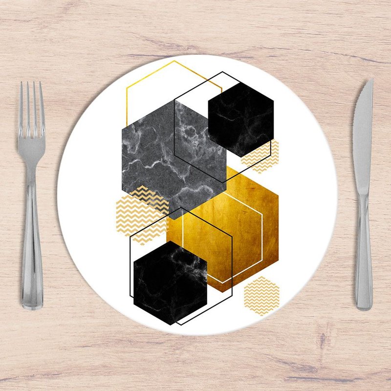 Kit: 4 Capas de SOUSPLAT Redondo Golden Queen - 35x35 Kit: 4 Capas de SOUSPLAT Redondo Golden Queen - 35x35