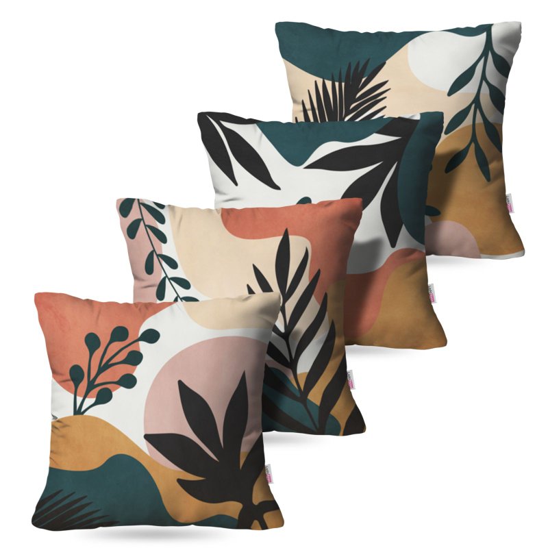 Kit: 4 Capas de Almofada Decorativas Natural Island – 45×45 Kit: 4 Capas de Almofada Decorativas Natural Island – 45×45