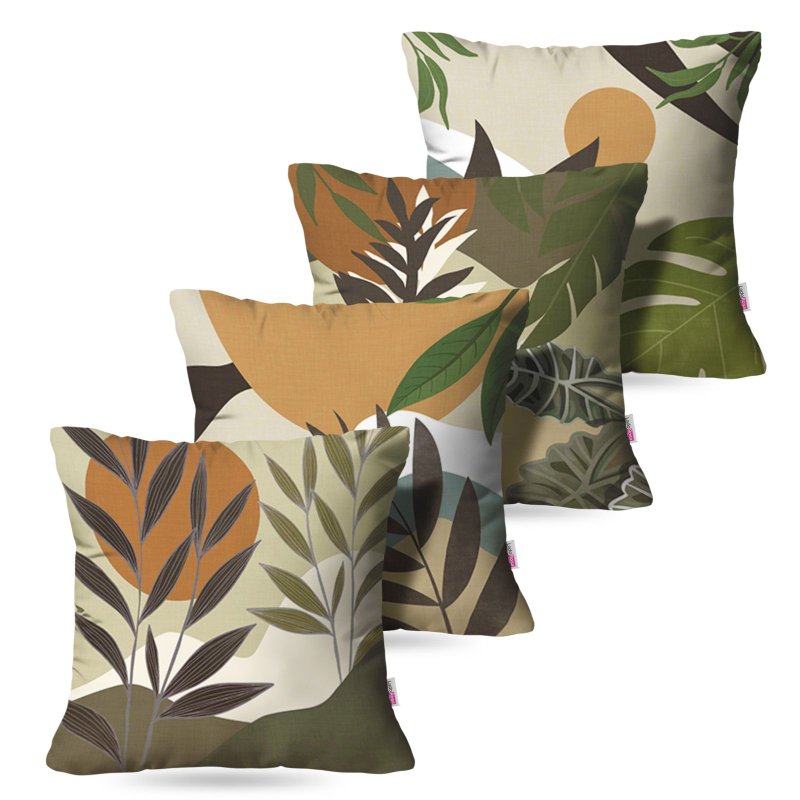 Kit: 4 Capas de Almofada Decorativas New Island – 45×45 Kit: 4 Capas de Almofada Decorativas New Island – 45×45