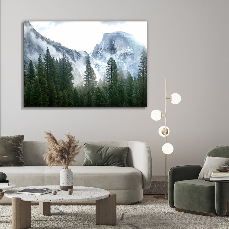 Tela Decorativa Grande Monte Arvores - 60cm x 90cm Tela Decorativa Grande Monte Arvores - 60cm x 90cm