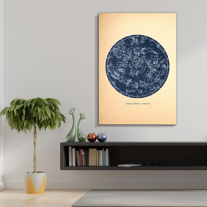 Tela Decorativa Grande Planetary - 60cm x 90cm Tela Decorativa Grande Planetary - 60cm x 90cm