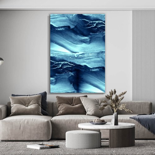 Tela Decorativa Grande Acqua Blue - 60cm x 90cm