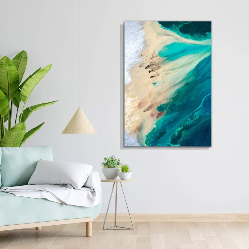 Tela Decorativa Grande Efeito Pintura Dot - 60cm x 90cm Tela Decorativa Grande Efeito Pintura Dot - 60cm x 90cm