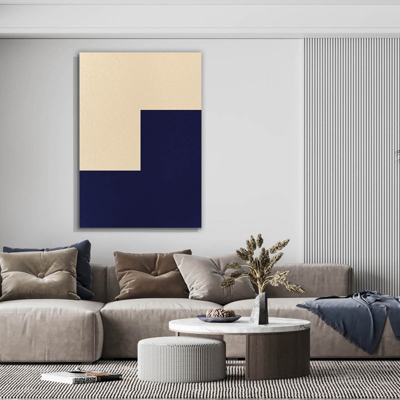 Tela Decorativa Grande Minimalist Texture - 60cm x 90cm Tela Decorativa Grande Minimalist Texture - 60cm x 90cm