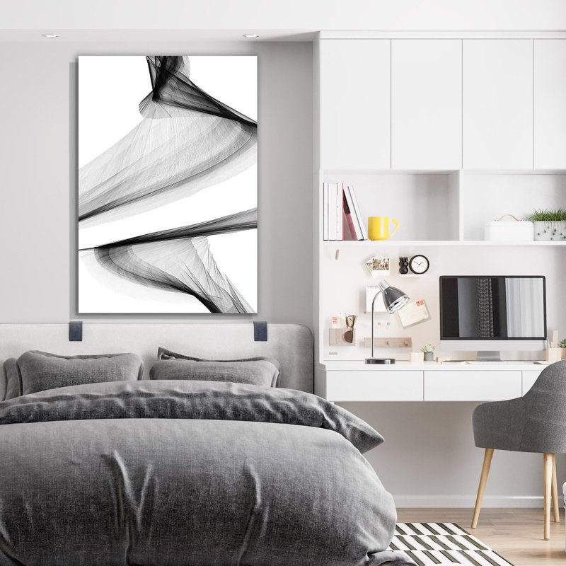 Tela Decorativa Grande Minimalist Touch - 60cm x 90cm Tela Decorativa Grande Minimalist Touch - 60cm x 90cm