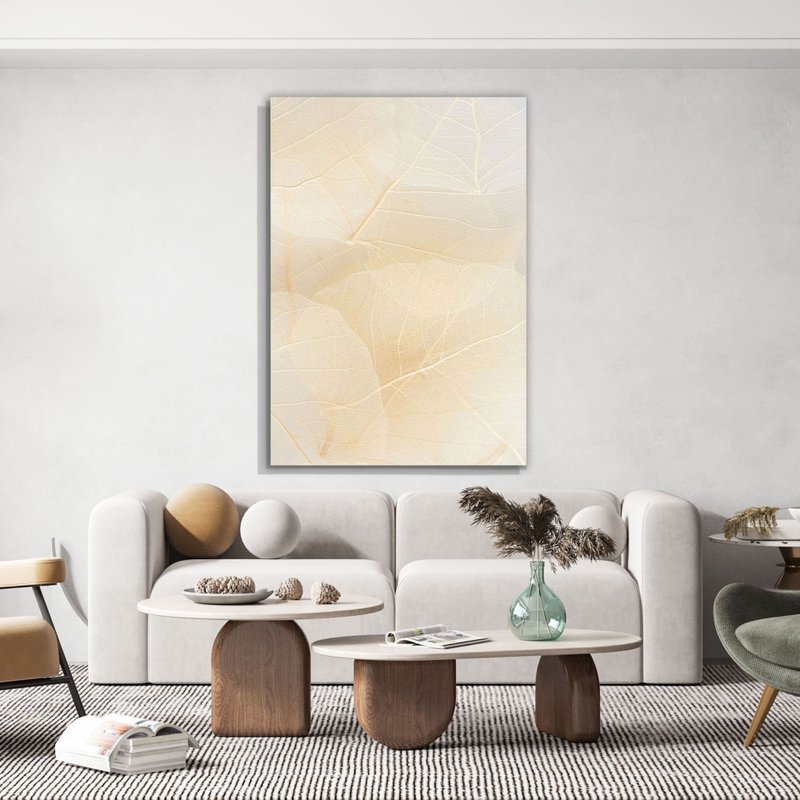 Tela Decorativa Grande Textures Leaf - 60cm x 90cm Tela Decorativa Grande Textures Leaf - 60cm x 90cm