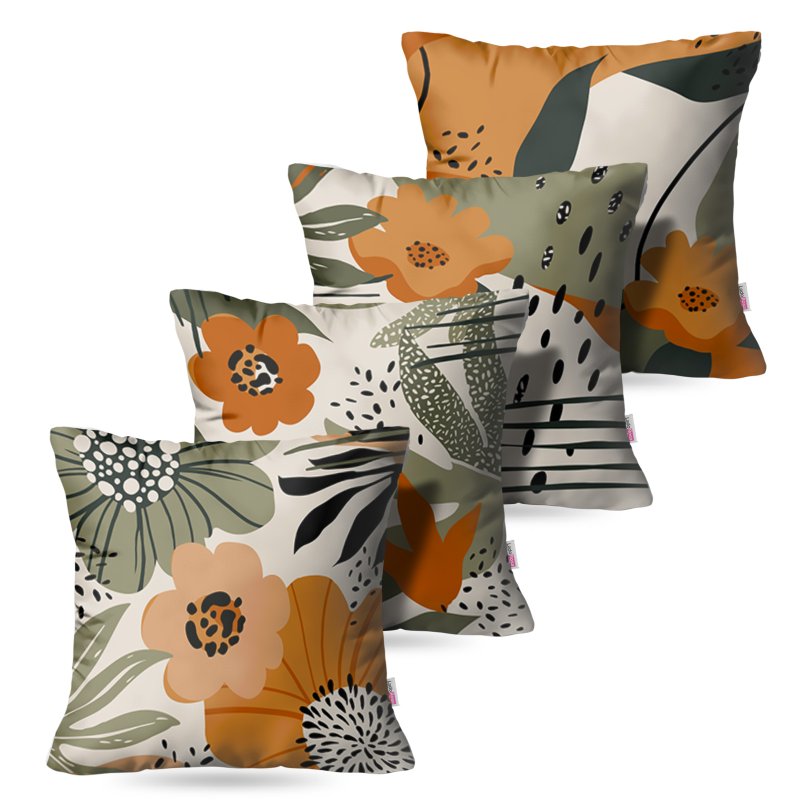 Kit: 4 Capas de Almofada Decorativas The Island – 45×45 Kit: 4 Capas de Almofada Decorativas The Island – 45×45