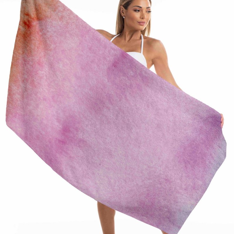 Toalha de Praia Avulsa Tye-Die Pink - 135x65cm Toalha de Praia Avulsa Tye-Die Pink - 135x65cm