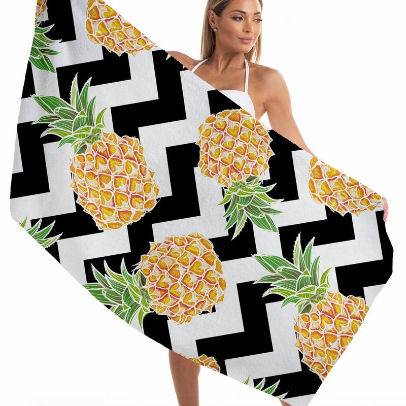 Toalha de Praia Avulsa Chevron - 135x65cm Toalha de Praia Avulsa Chevron - 135x65cm