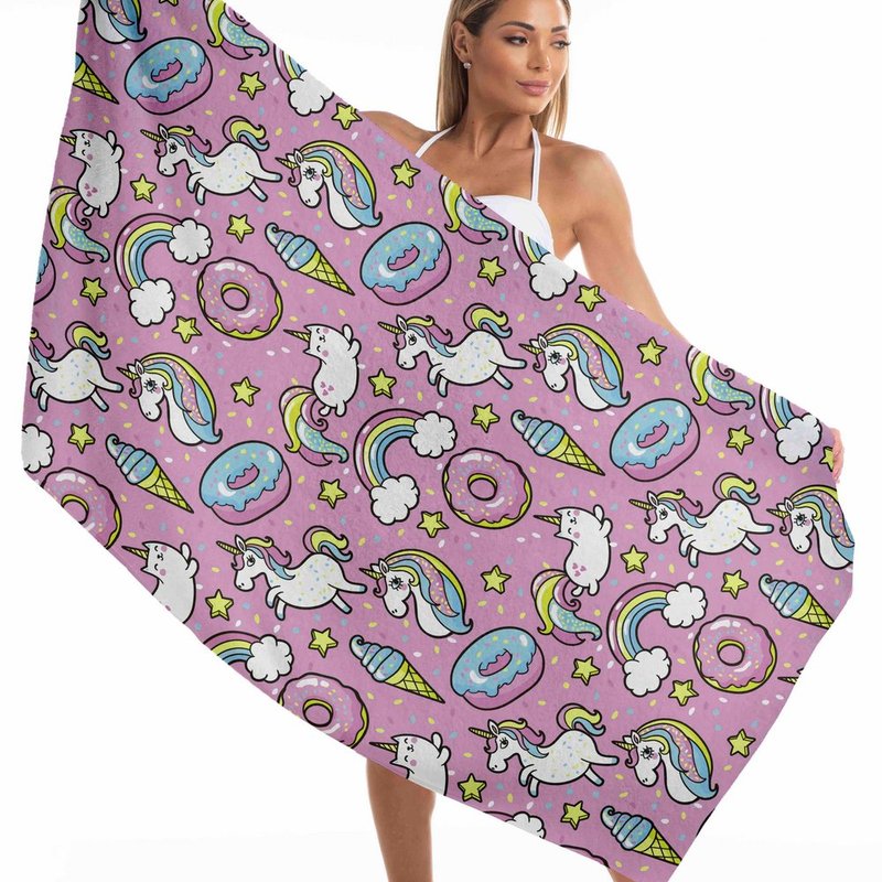 Toalha de Praia Avulsa Unicorn - 135x65cm Toalha de Praia Avulsa Unicorn - 135x65cm