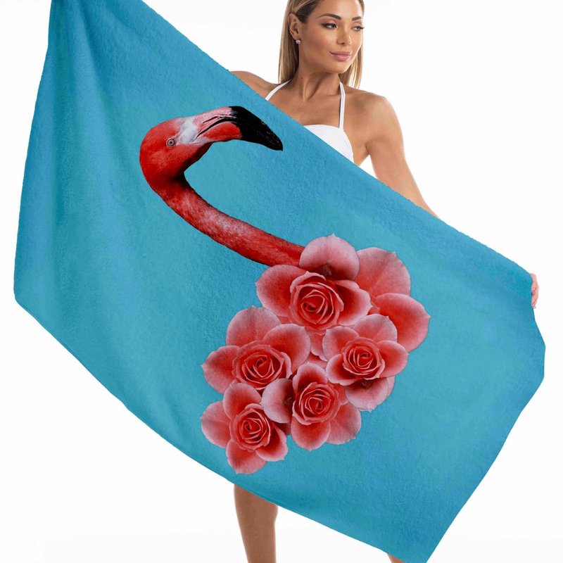 Toalha de Praia Avulsa Flaming - 135x65cm Toalha de Praia Avulsa Flaming - 135x65cm