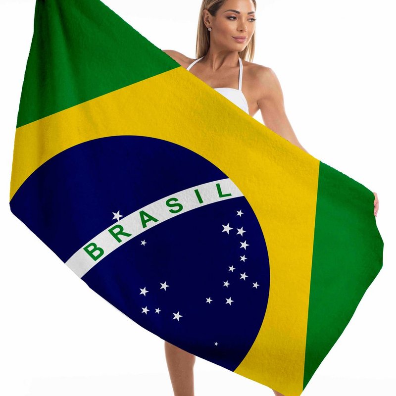 Toalha de Praia Brasil - 135x65cm Toalha de Praia Brasil - 135x65cm