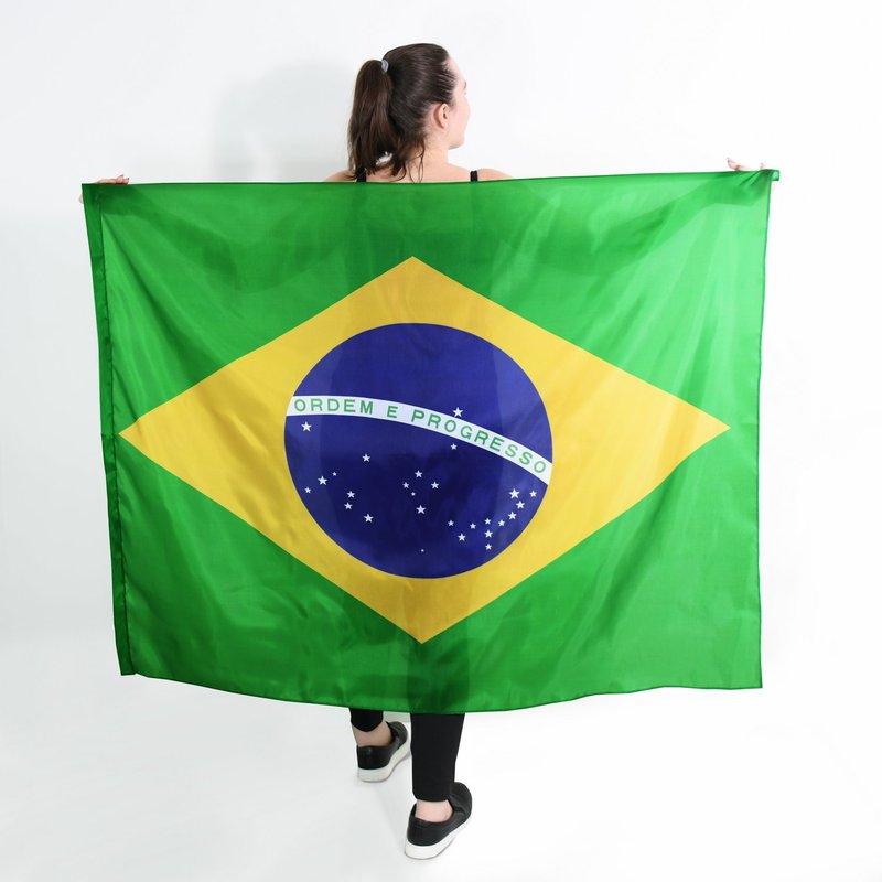 Bandeira do Brasil Oficial Grande Copa do Mundo - 100x130cm